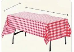 red table cloth
